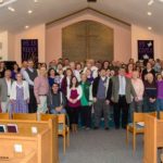 group of people in a church